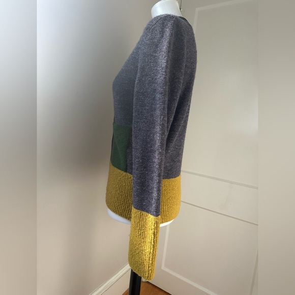 COS Multicolor Color Block V-Neck Cardigan - Picture 6 of 10